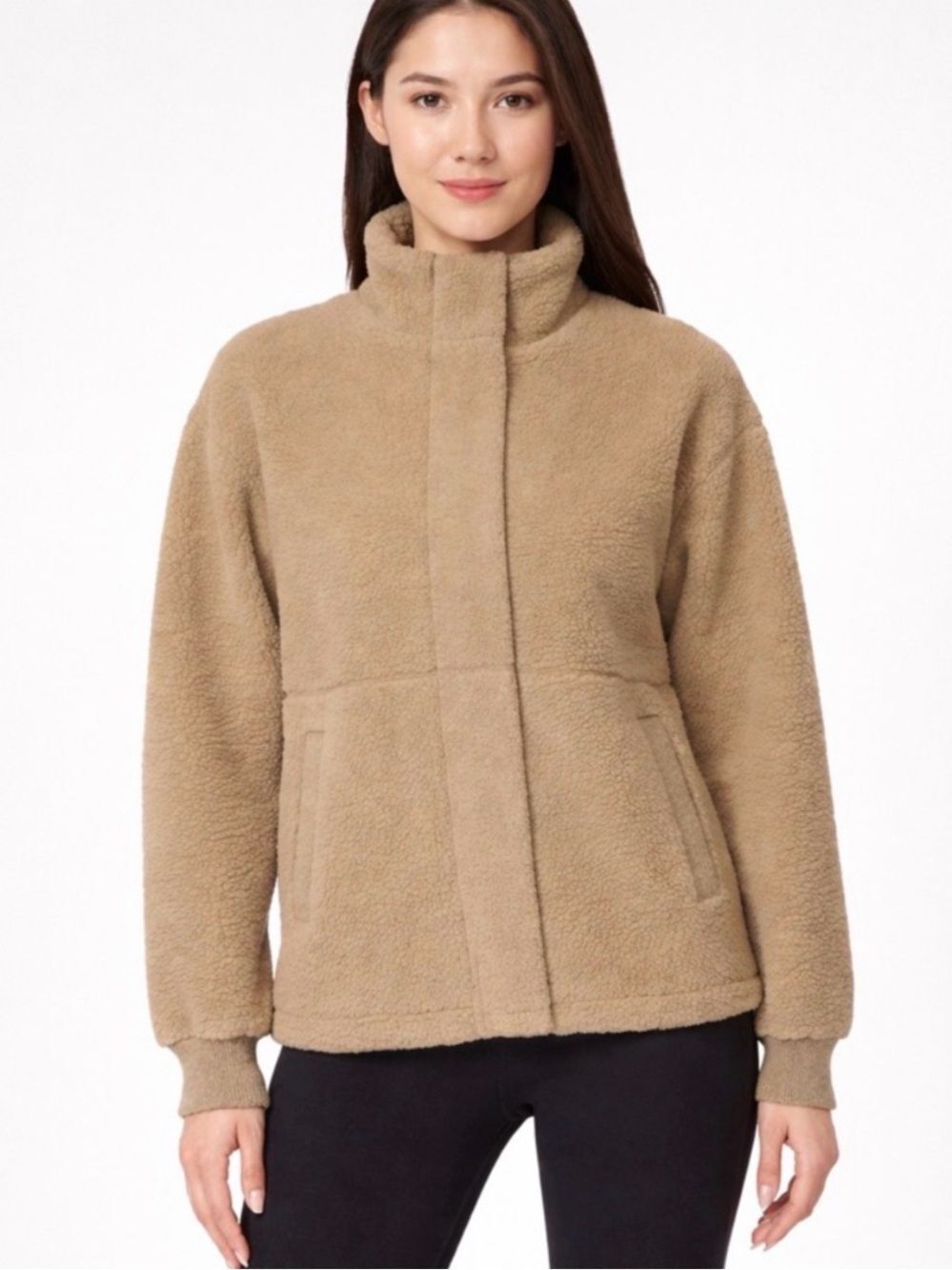 Mondetta Women's camel Fleece Jacket
